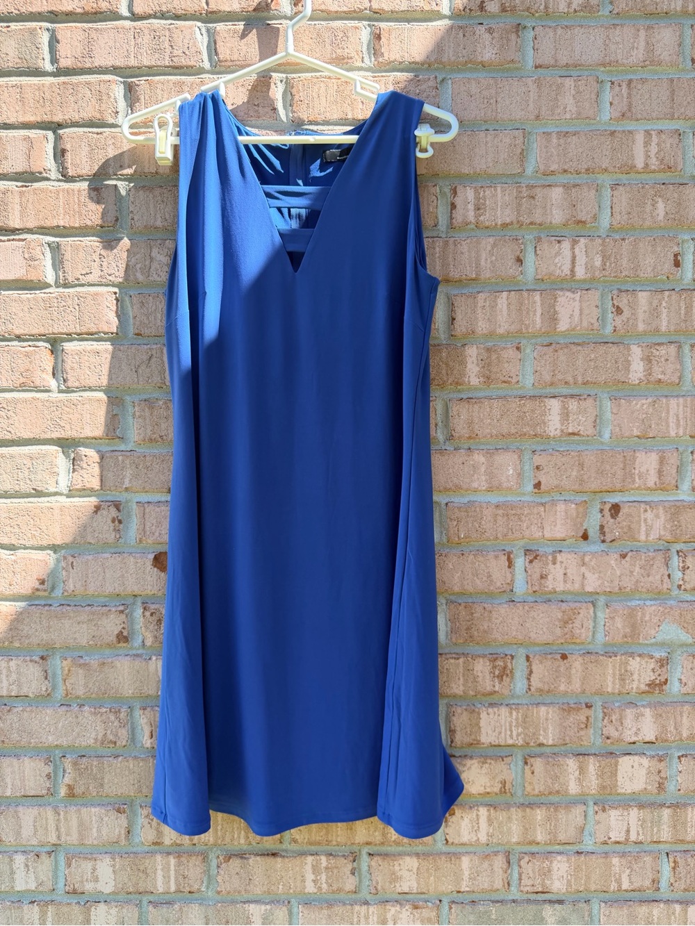 White House Black Market Royal Blue Sleeveless Dress